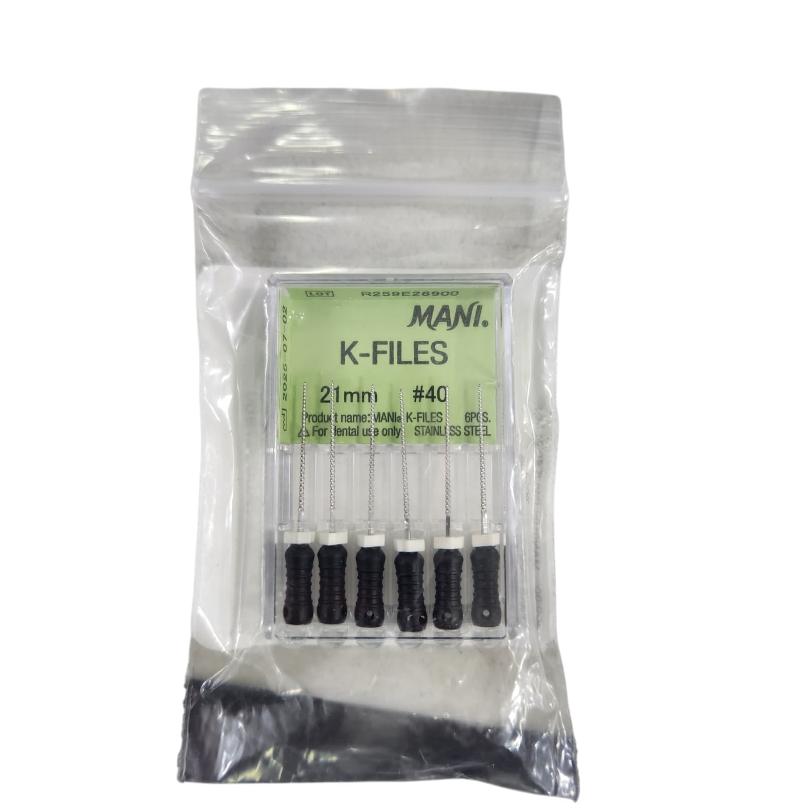 LIMAS MANI K-Files primera serie 21mm