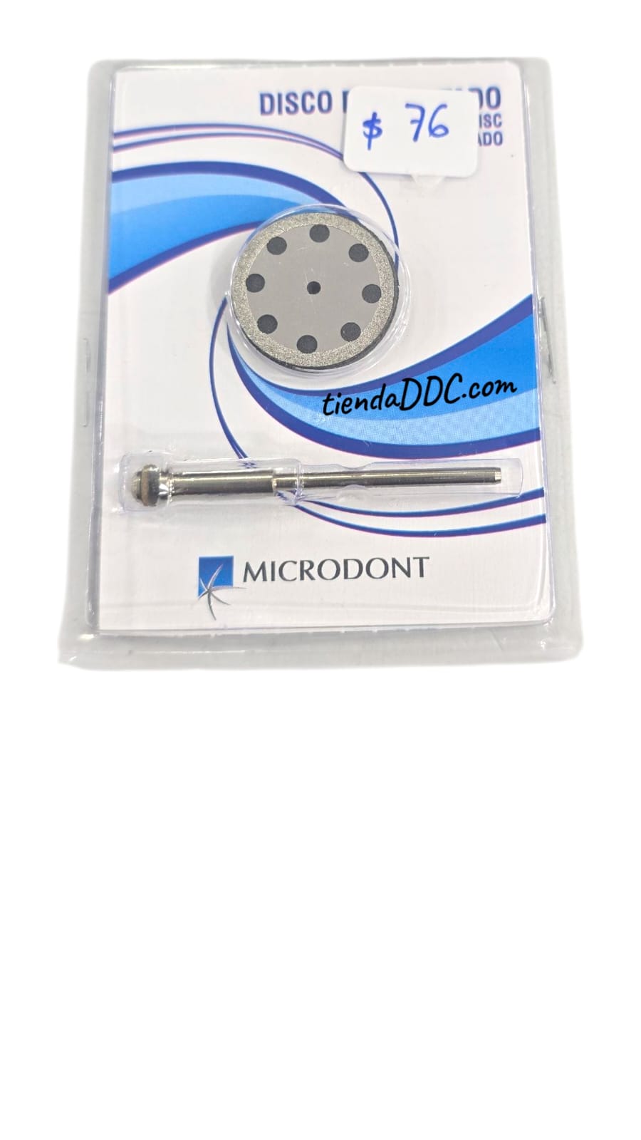 Disco De Corte Diamantado Con Mandril Dental Diamante