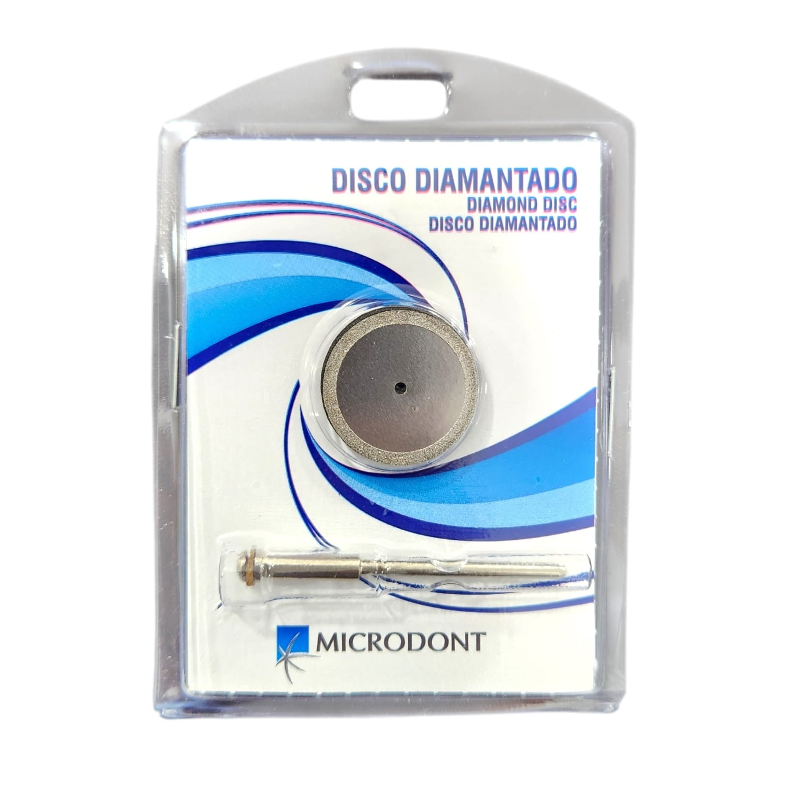 7898229808933 - MICRODONT - RESTA - Disco De Corte Diamantado Con Mandril Dental Diamante | TiendaDDC.com