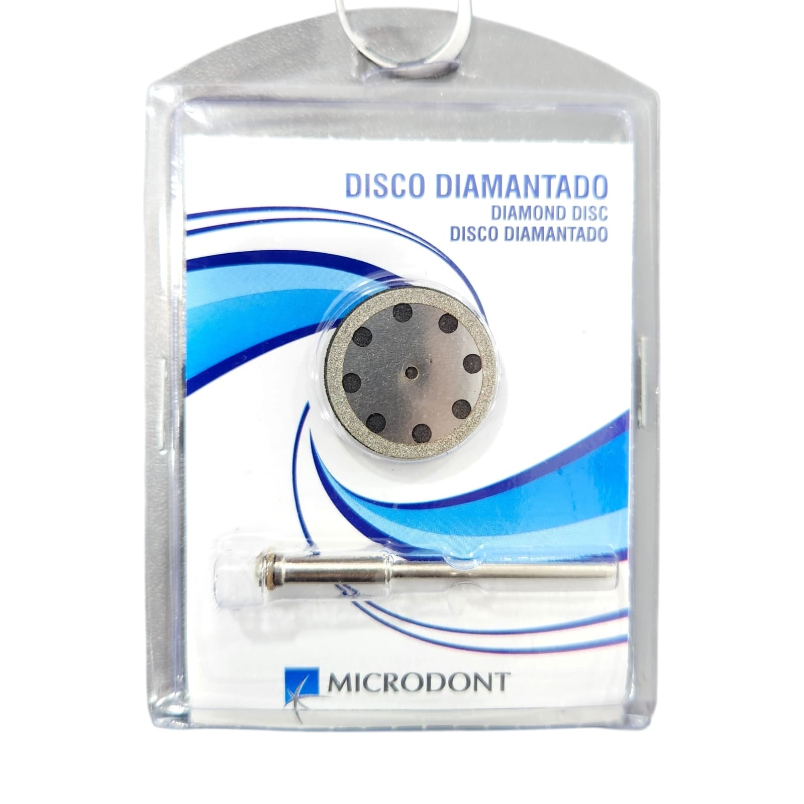 7898229808933 - MICRODONT - RESTA - Disco De Corte Diamantado Con Mandril Dental Diamante | TiendaDDC.com
