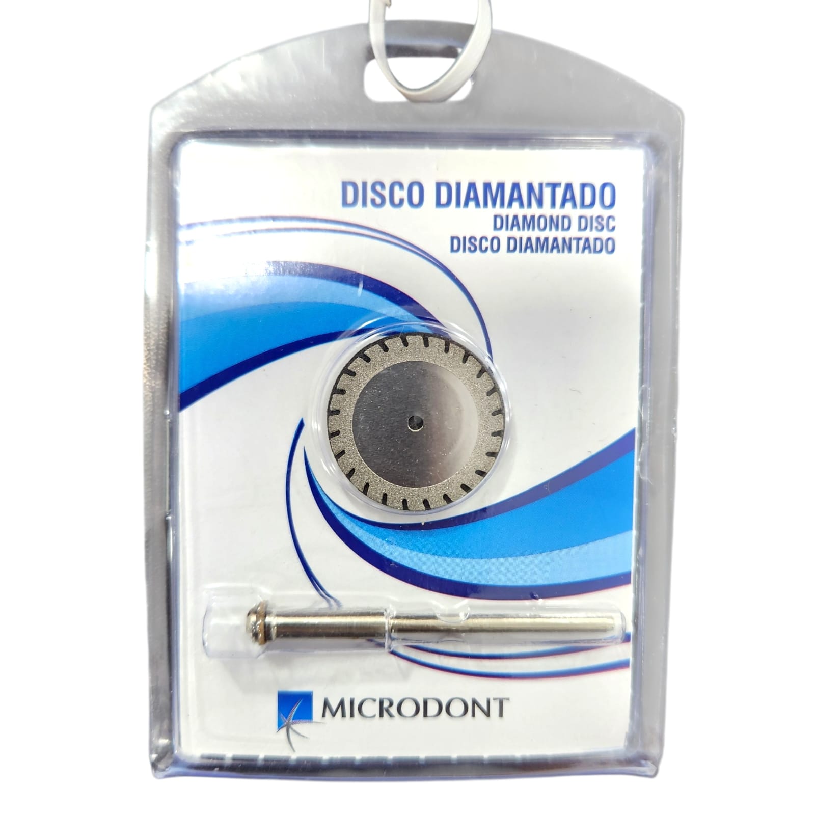 7898229808933 - MICRODONT - RESTA - Disco De Corte Diamantado Con Mandril Dental Diamante | TiendaDDC.com