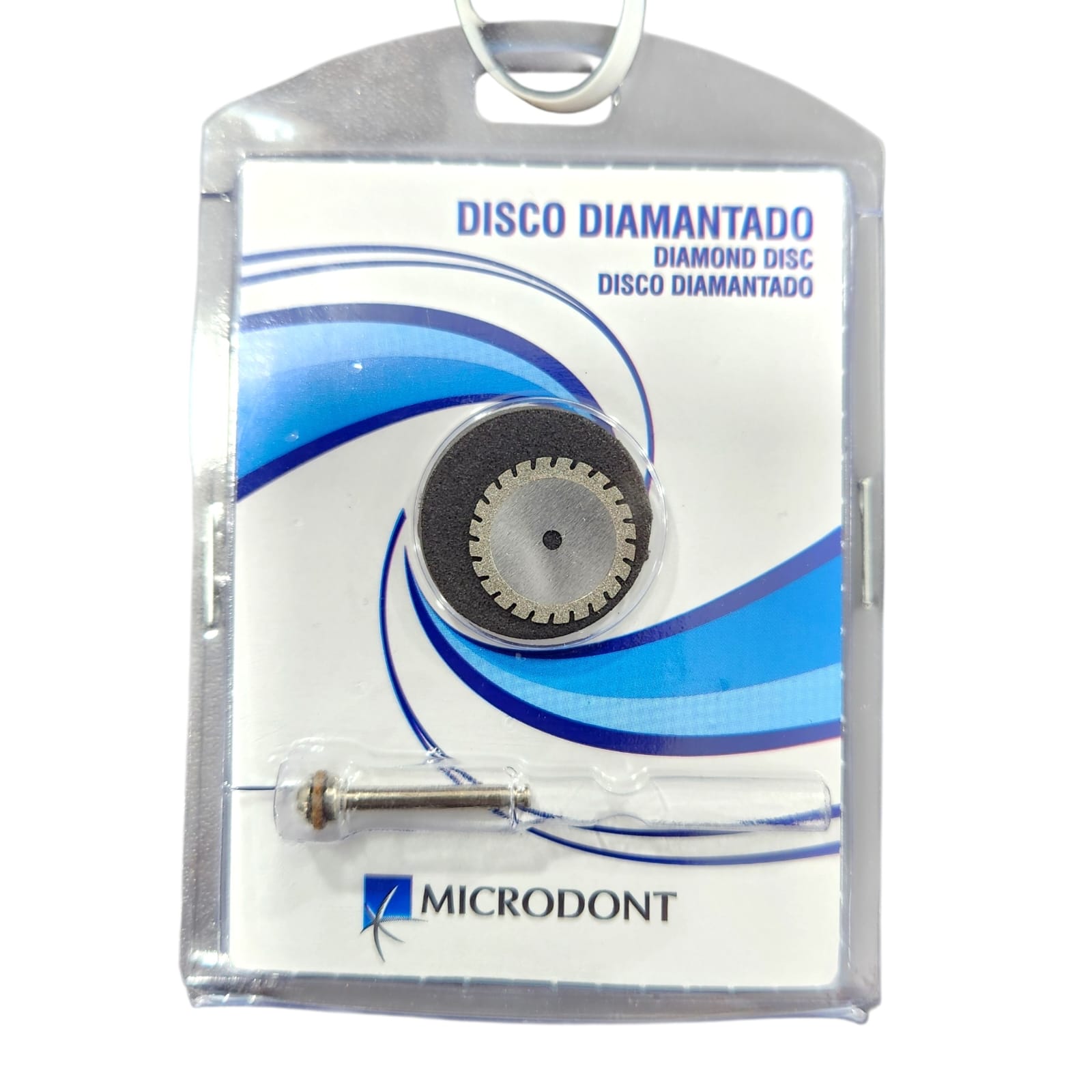 7898229808933 - MICRODONT - RESTA - Disco De Corte Diamantado Con Mandril Dental Diamante | TiendaDDC.com