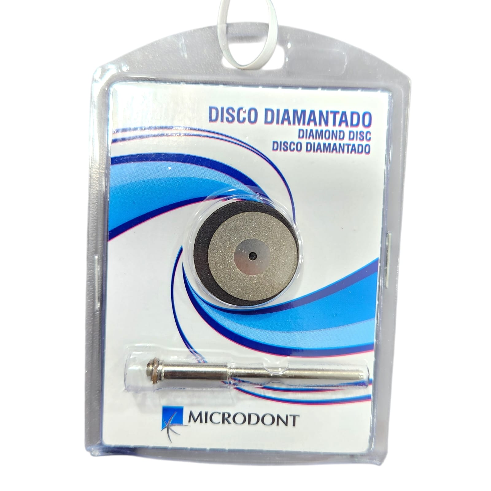 7898229808933 - MICRODONT - RESTA - Disco De Corte Diamantado Con Mandril Dental Diamante | TiendaDDC.com