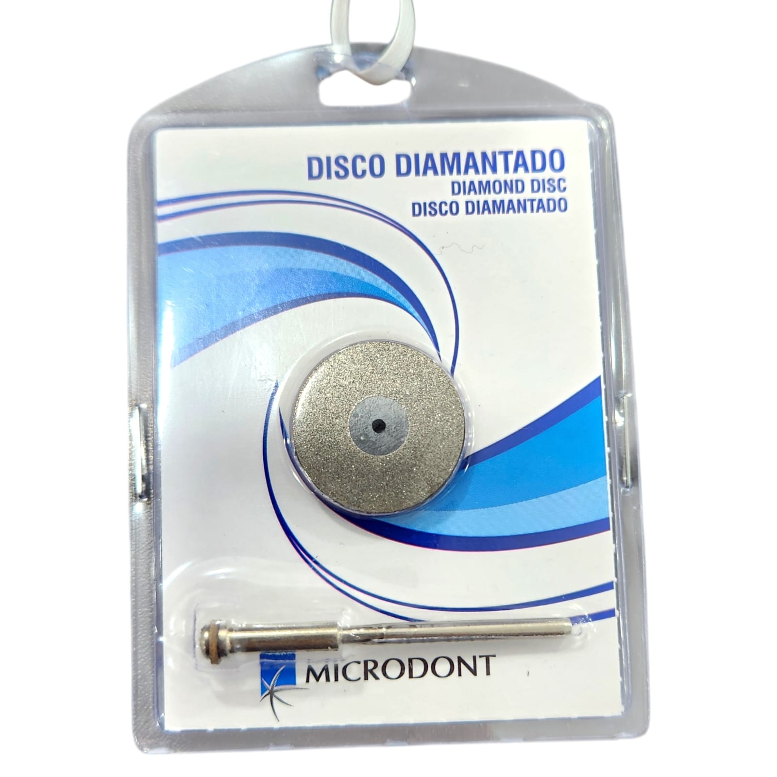 7898229808933 - MICRODONT - RESTA - Disco De Corte Diamantado Con Mandril Dental Diamante | TiendaDDC.com