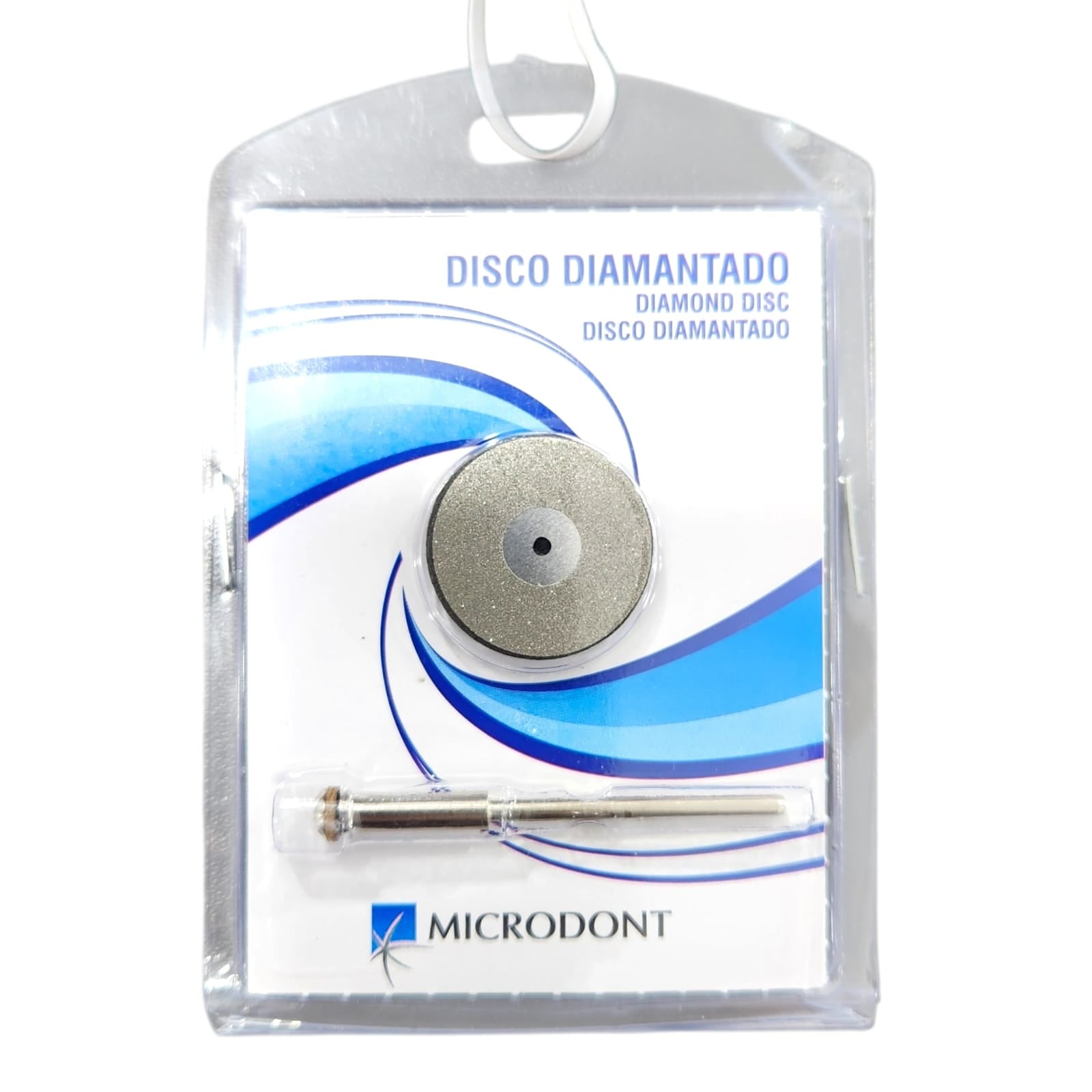 7898229808933 - MICRODONT - RESTA - Disco De Corte Diamantado Con Mandril Dental Diamante | TiendaDDC.com