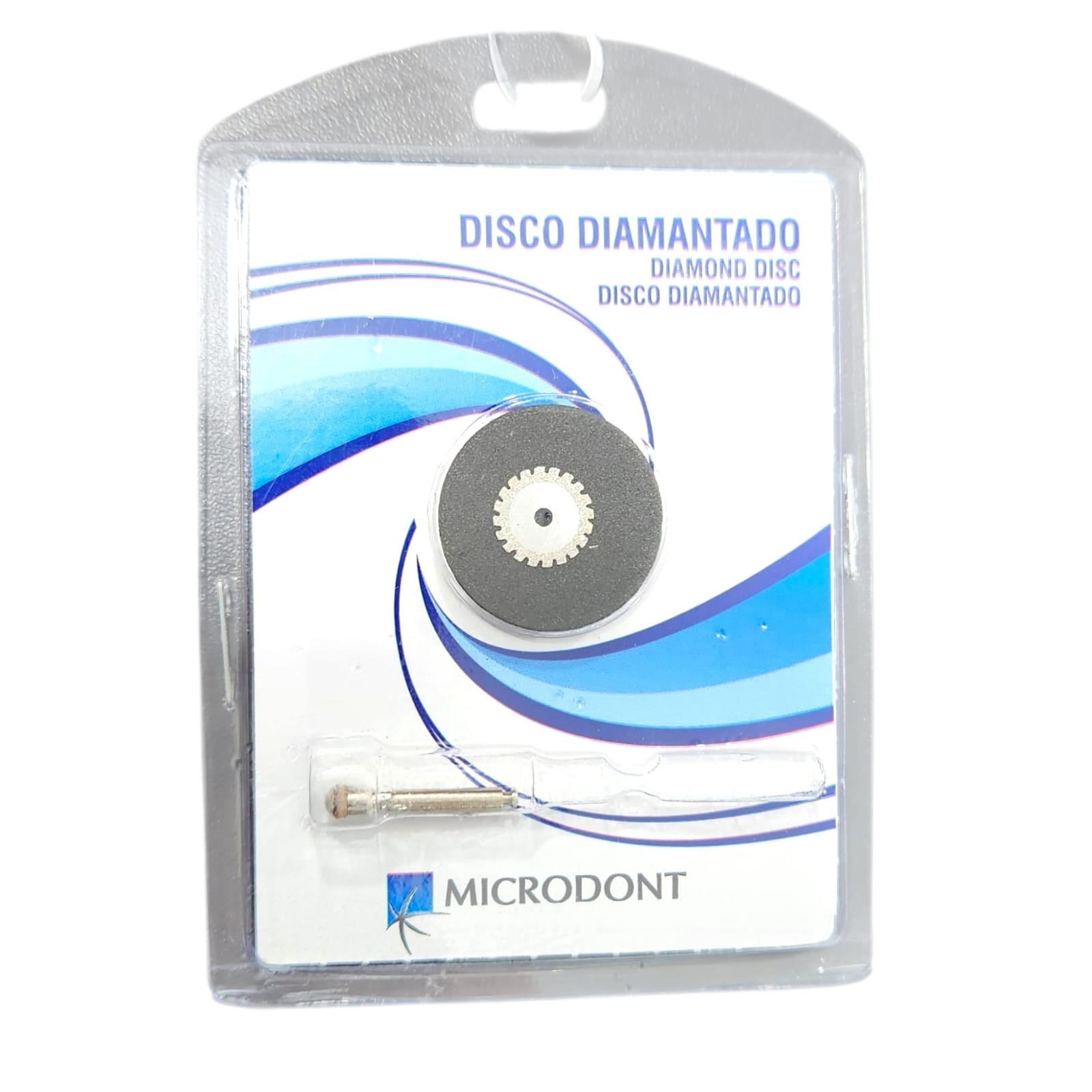 7898229808933 - MICRODONT - RESTA - Disco De Corte Diamantado Con Mandril Dental Diamante | TiendaDDC.com