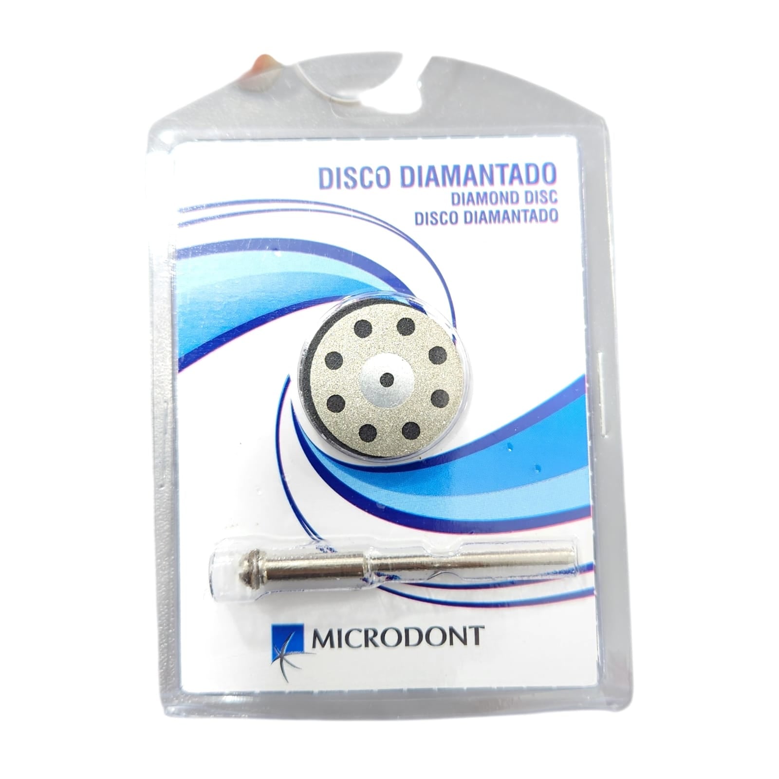 7898229808933 - MICRODONT - RESTA - Disco De Corte Diamantado Con Mandril Dental Diamante | TiendaDDC.com