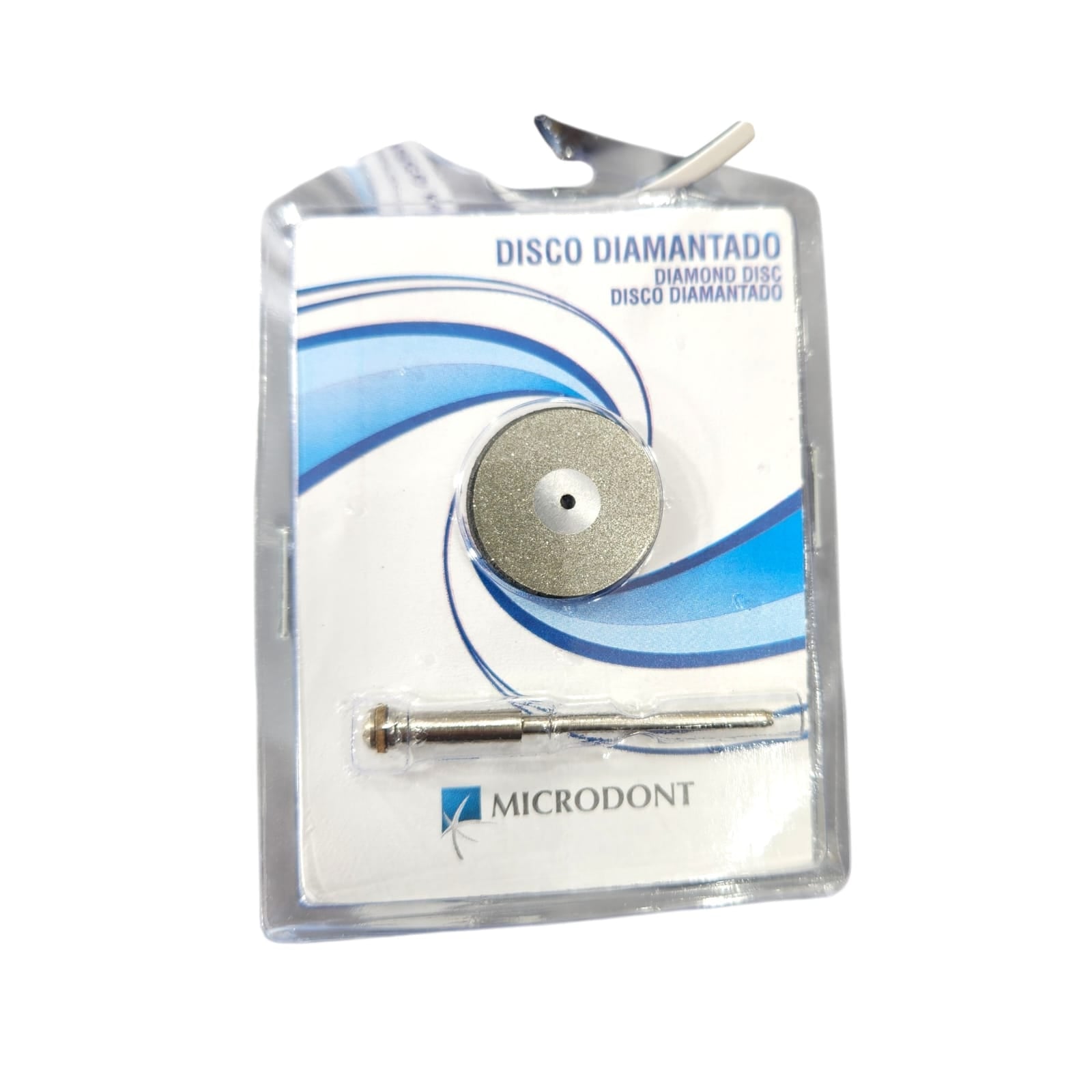 7898229808933 - MICRODONT - RESTA - Disco De Corte Diamantado Con Mandril Dental Diamante | TiendaDDC.com