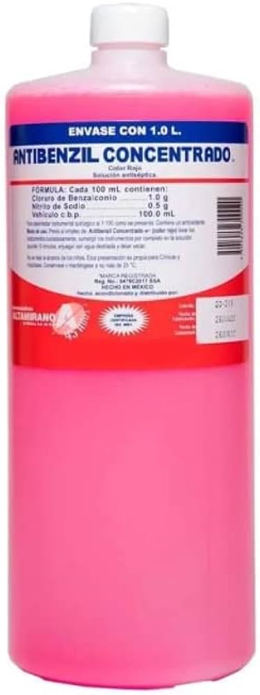 DESINFECTANTE ANTIBENZIL CONCENTRADO ROJO Jabon