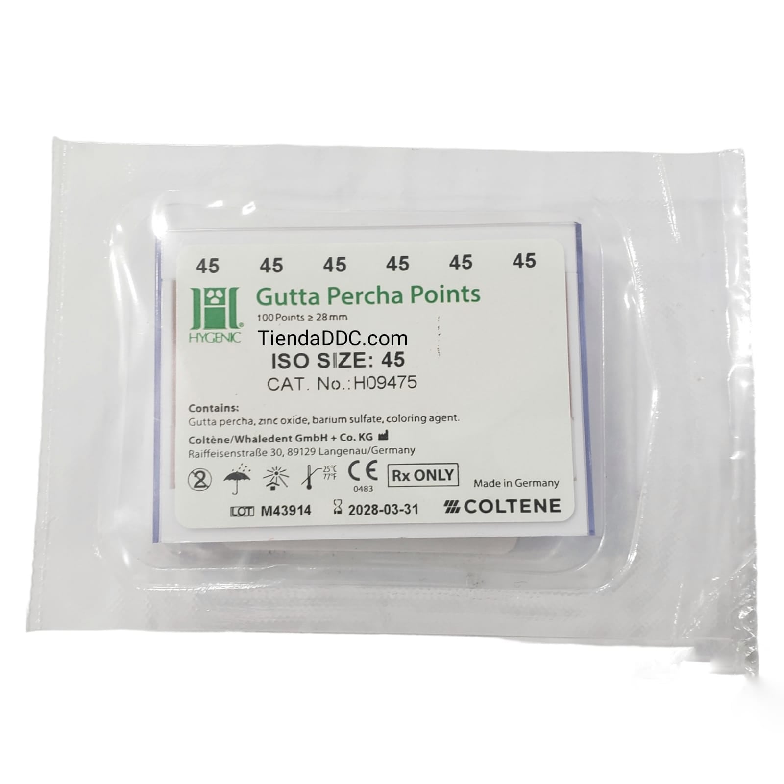 PUNTAS DE GUTTAPERCHA HYGENIC
