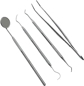 TRIPODE Basico dental 1 x 4 instrumentos espejo explorador pinzas