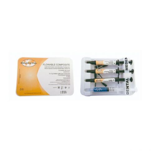 Kit De 3 Resinas Fluidas 1 acido Medental