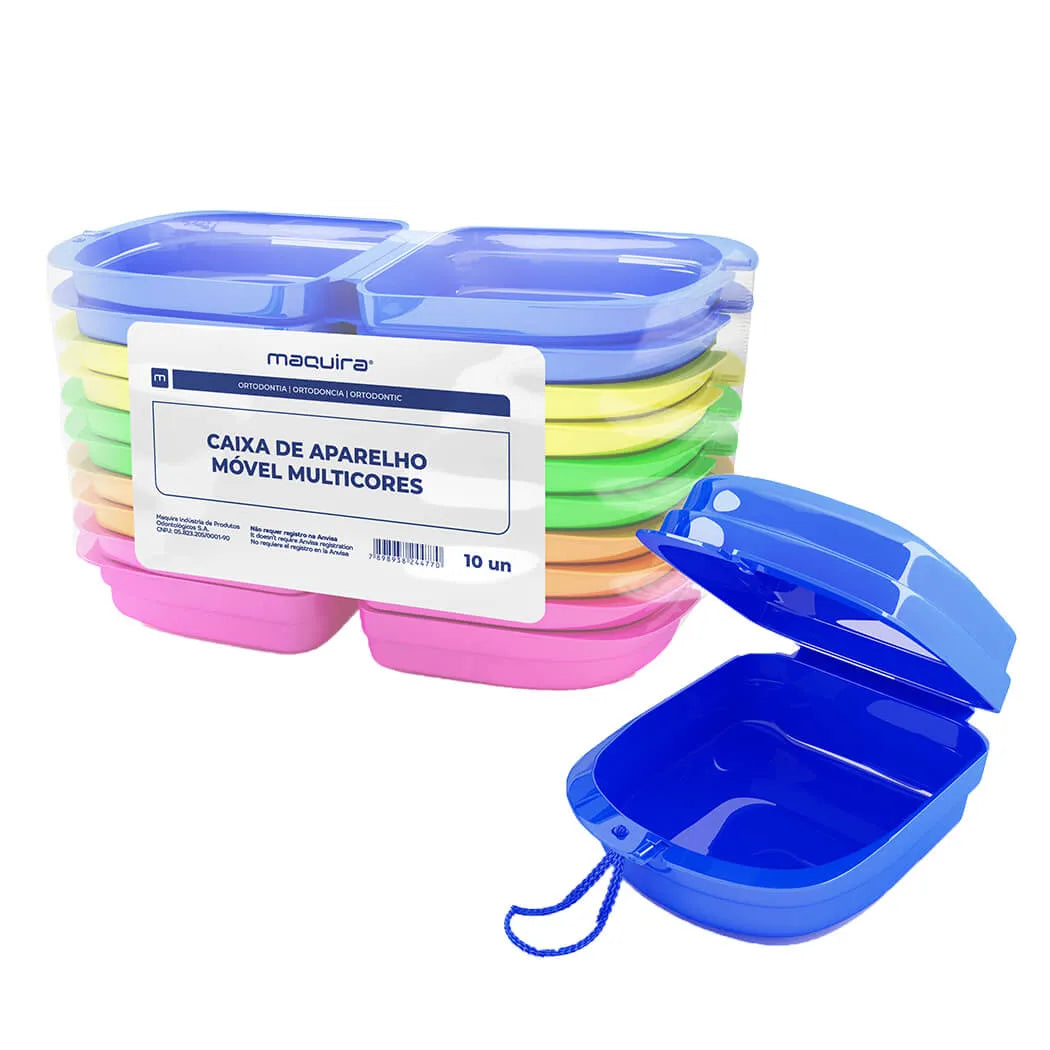 7898938244770 - maquira - Caja Porta Guarda Dental Apartos De Ortodoncia Kit 10 Pzas con aroma | TiendaDDC.com