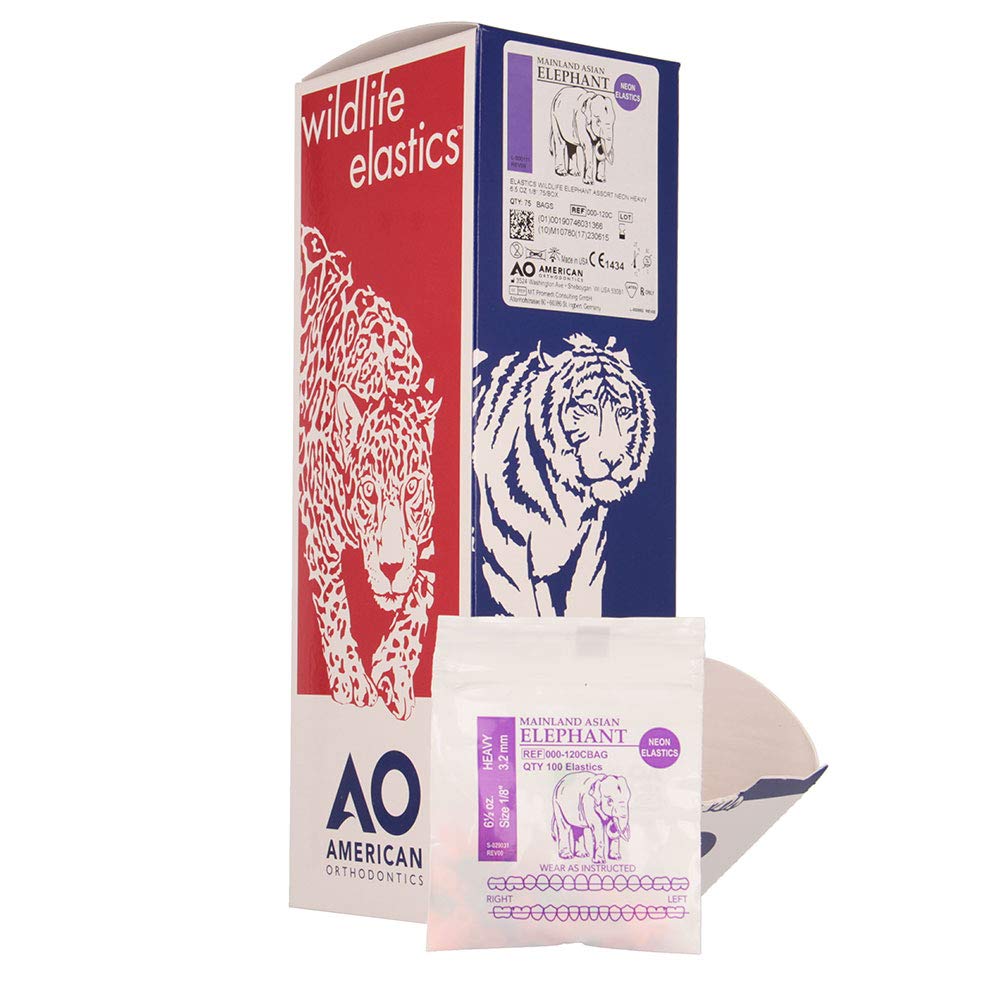 Elasticos Intraorales Ligas AO COLORES NEON