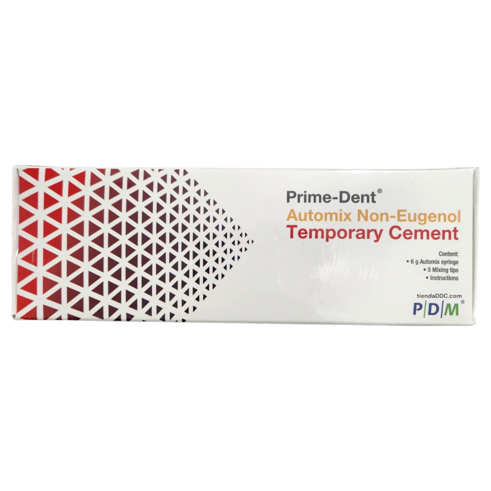 CEMENTO TEMPORAL SIN EUGENOL RESINA DUAL Prime Dent