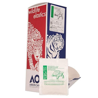 33693203 - AMERICAN ORTHODONTICS - ORTO - Elasticos ligas Intraorales Bolsa C/100 Ligas AO | TiendaDDC.com