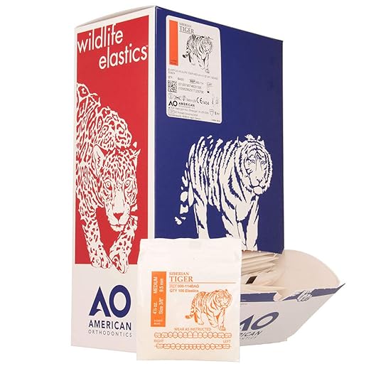 Elasticos ligas Intraorales Bolsa C/100 Ligas AO