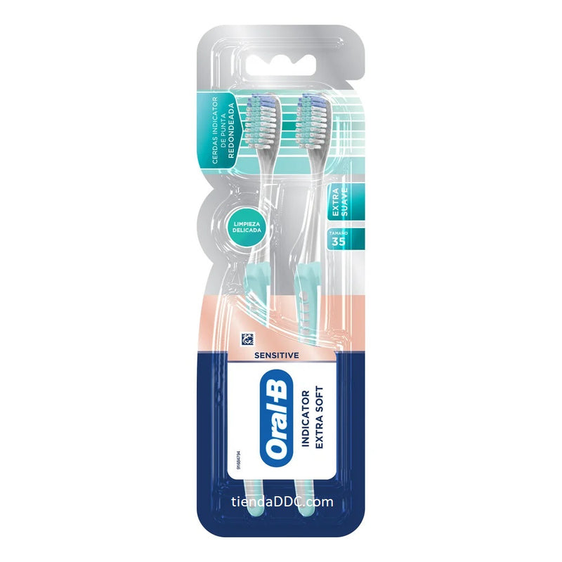 Cepillo Dental Indicator Extra Suave Oral B 2pack