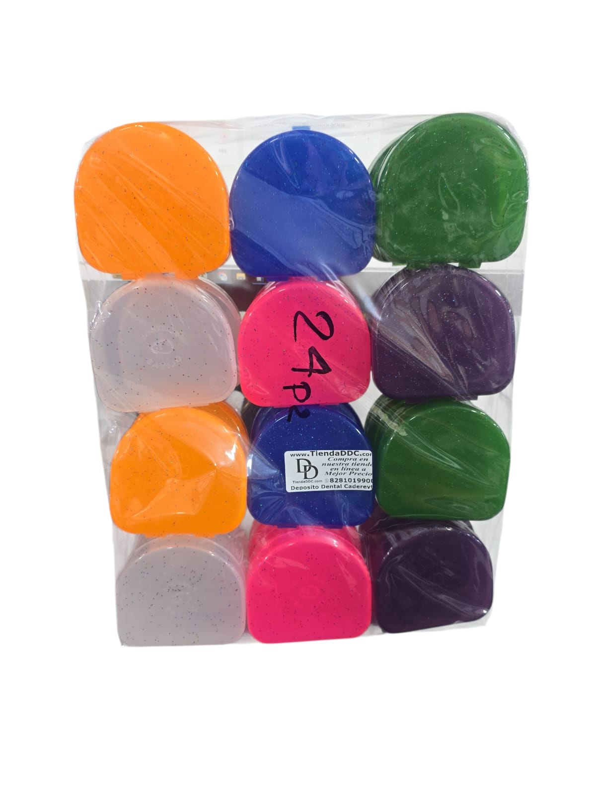 Tienda DDC - Tienda DDC - CLINICA - Cajas Porta Guarda Grande Caja Master con 24 pzas chispas Trasparente | TiendaDDC.com