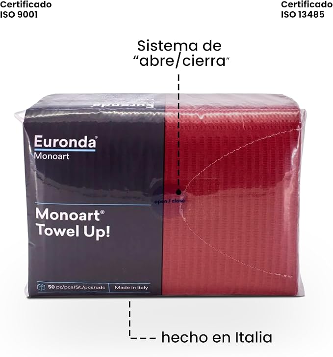 Tienda DDC - Euronda - CLINICA - Babero Dental Desechable Quirurgico 50 Pzas Euronda 45*35cm | TiendaDDC.com