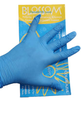 Guante nitrilo azul talla mediana 100pz