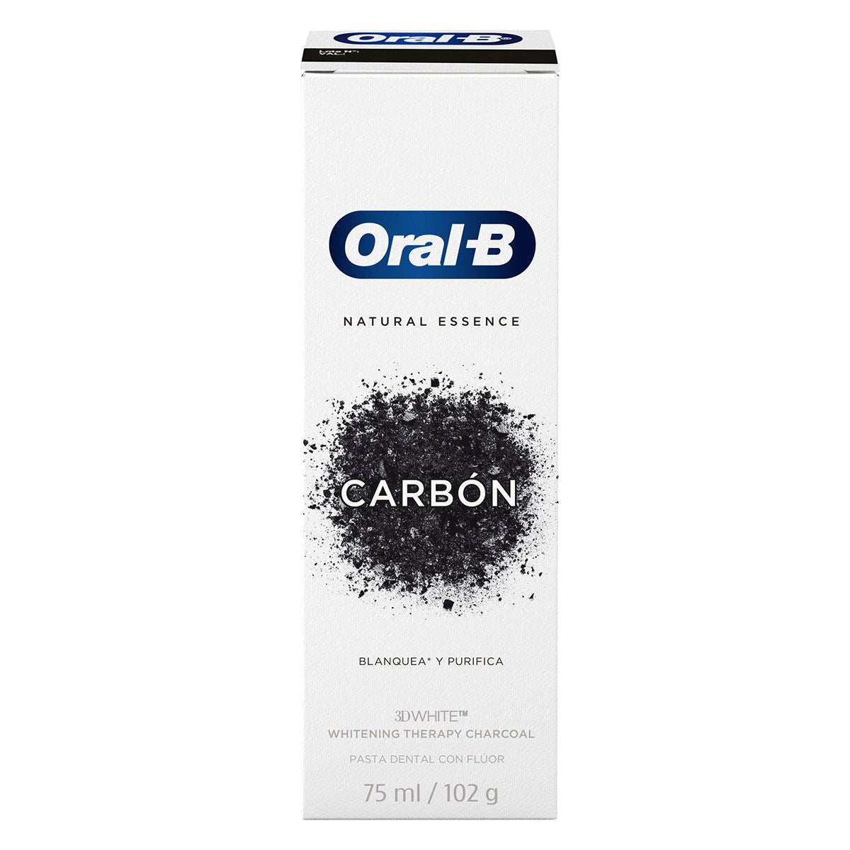 Pasta Dental Blanqueadora 3DWhite Whitening Therapy con Carbón Oral-B 75 ml