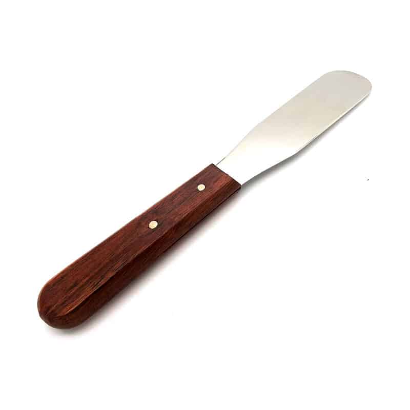 Espátula Metálica para Yeso con mango de madera bufalo