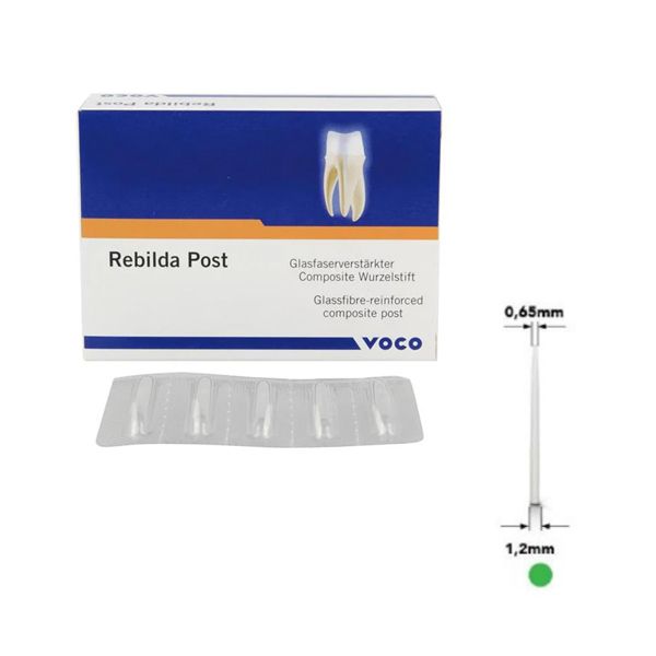 Tienda DDC - VOCO - RESTA - Rebilda Post Voco Kit 5 Postes Dentales fibra vidrio | TiendaDDC.com