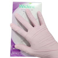 Guante de Nitrilo Rosa Wident