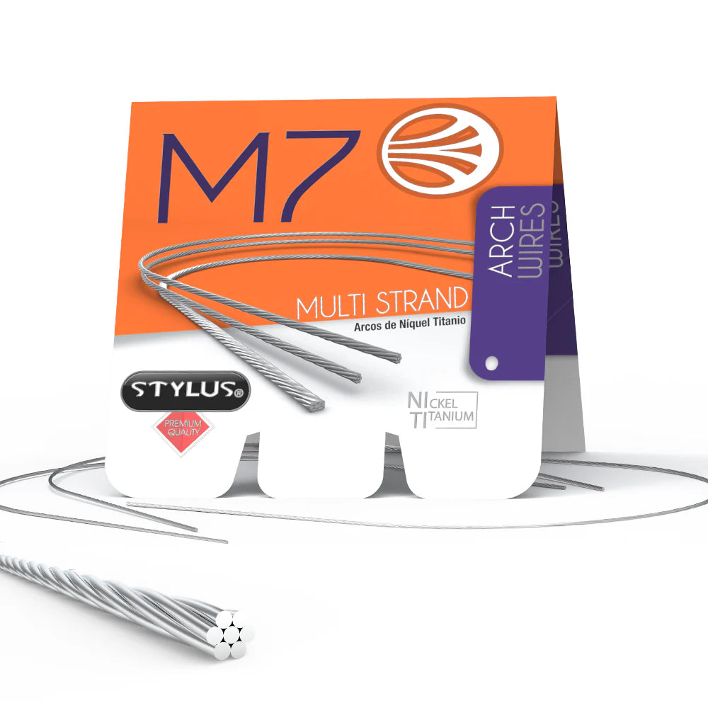 7506203634842 - Ah Kim Pech - ORTO - 1 Arco M7 Ni-ti Multi Strand Stylus Ah Kim Pech | TiendaDDC.com