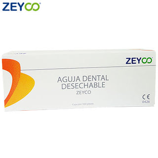 7501567701773 - ZEYCO - CLINICA - AGUJA DENTAL ZEYCO 100pz | TiendaDDC.com