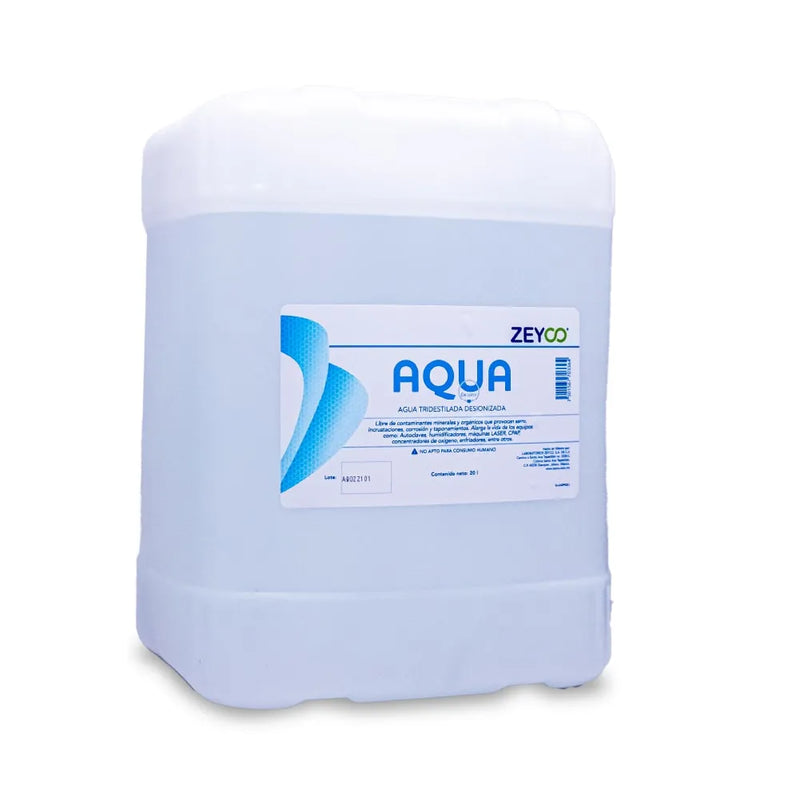 AGUA TRIDESTILADA PARA AUTOCLAVE Zeyco