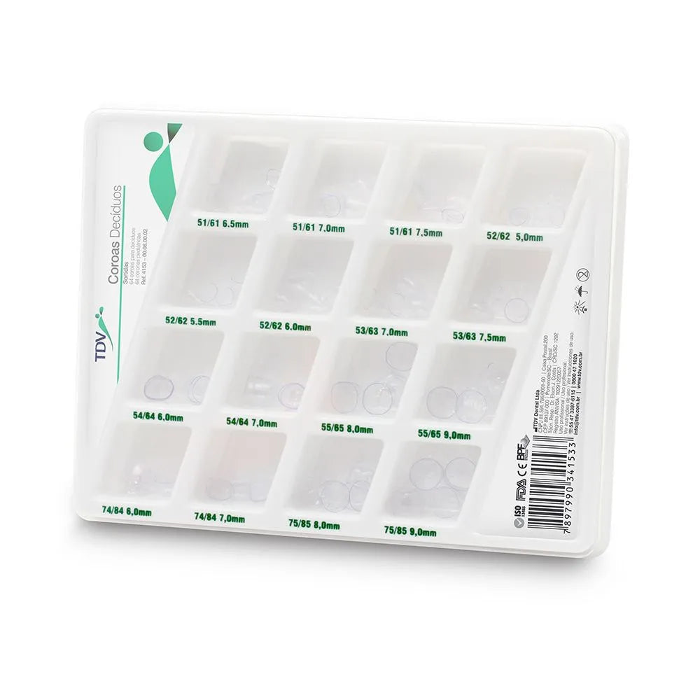 Coronas Dentales Transparentes preformadas Tdv