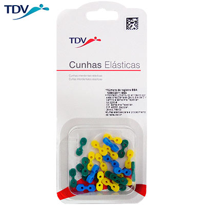 7897990306945 - TDV - CLINICA - Cuñas Elasticas Dentales Tdv Interdentales 25 Pzs | TiendaDDC.com