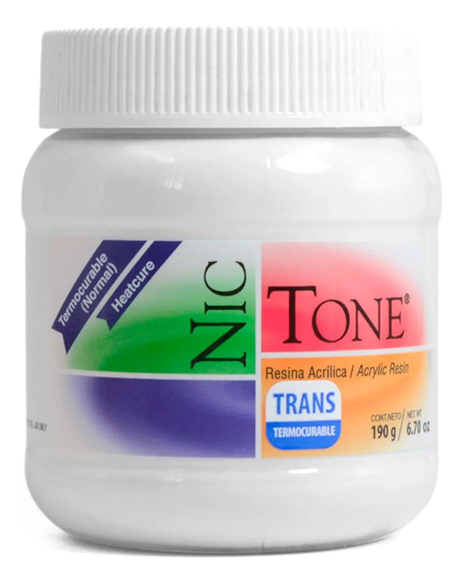 Acrílico 190gr Termocurable (lento) Nictone