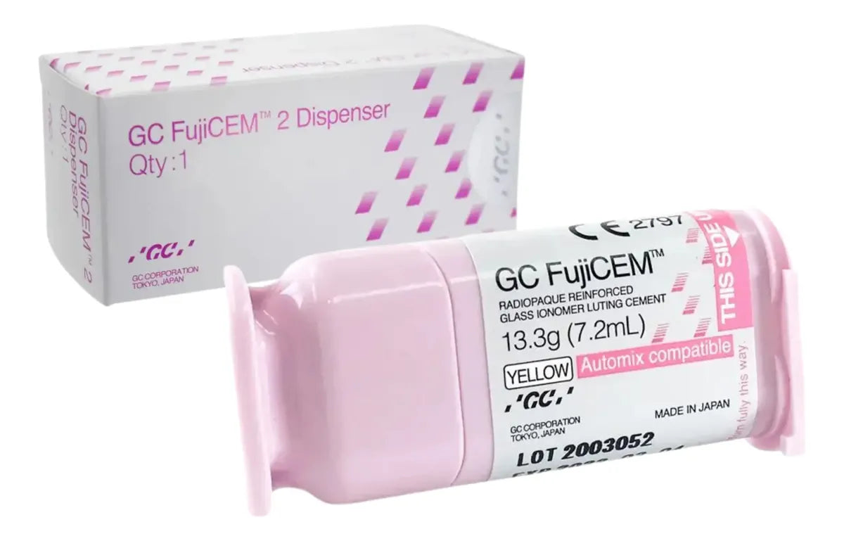 Tienda DDC - GC FUJI - RESTA - Kit Dental Gc Fujicem Bulk Ionomero Cartucho Dispensador | TiendaDDC.com