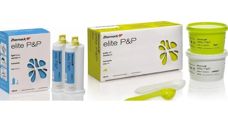 Kit Silicona Ligera Zhermack con MASILLA ELITE P&P