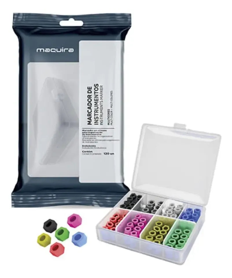 7898561541512 - maquira - Anillos Silicona Identificadores Instrumental Dental 60 Pzs Surtido | TiendaDDC.com