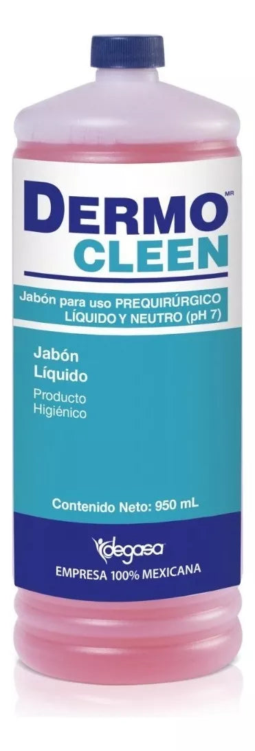 Jabón Quirúrgico Neutro Dermo Cleen Ph7 ( Uso Topico Piel ) 950 ml