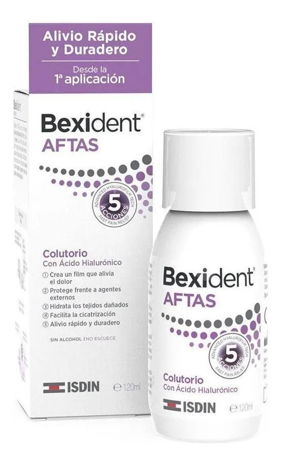 Bexident Aftas En Colutorio Enjuague 120ml con acido hialuronico