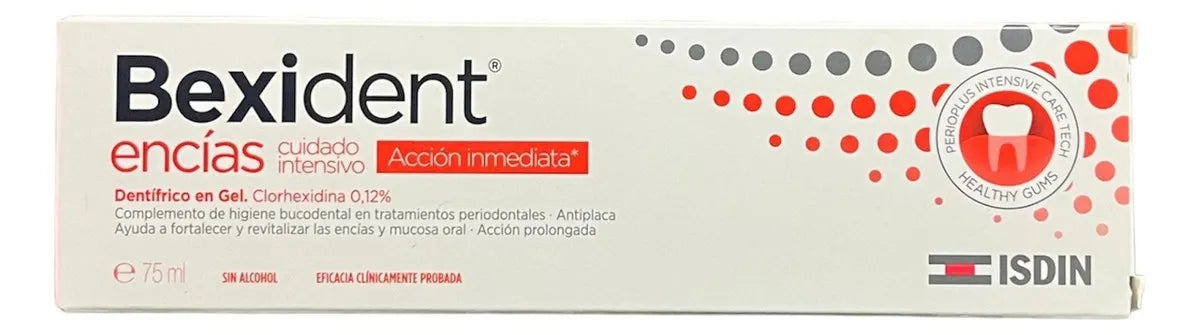 Pasta Dental Bexident Encías Cuidado Intensivo Clorhexidina .12%