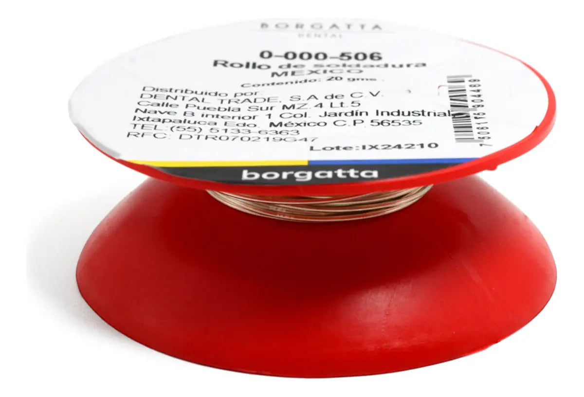 7506185904469 - BORGATTA - LAB - Soldadura Plata Borgatta rollo 20 Gramos | TiendaDDC.com