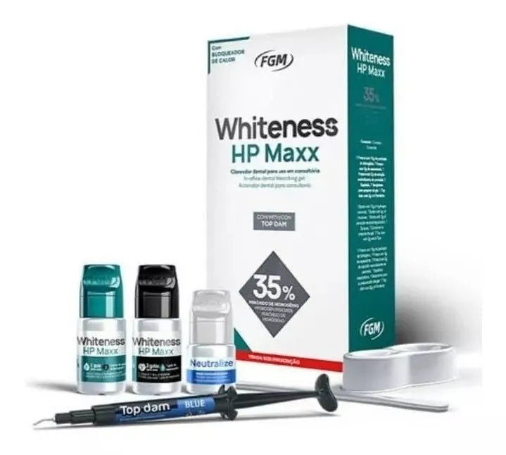 Blanqueamiento Dental Whiteness Hp Maxx Kit 3 Pacientes