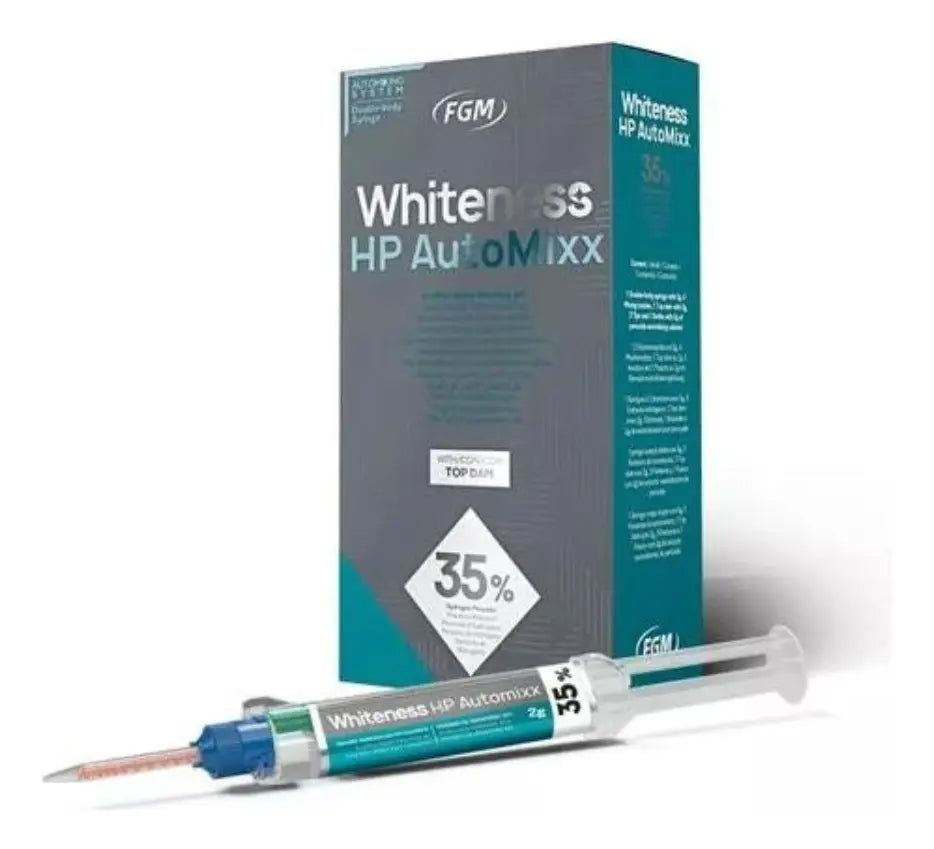 7899633807376 - FGM - CLINICA - Blanqueamiento Dental Whiteness Hp Automixx 3 Px 35% | TiendaDDC.com