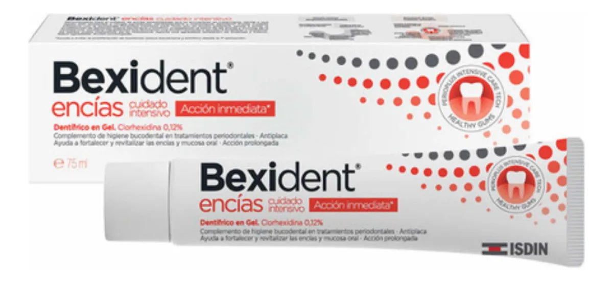 Pasta Dental Bexident Encías Cuidado Intensivo Clorhexidina .12%