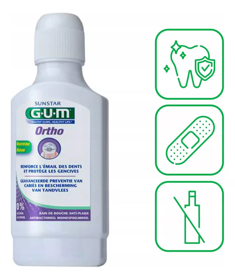 ENJUAGUE ORTHO para ortodoncia GUM