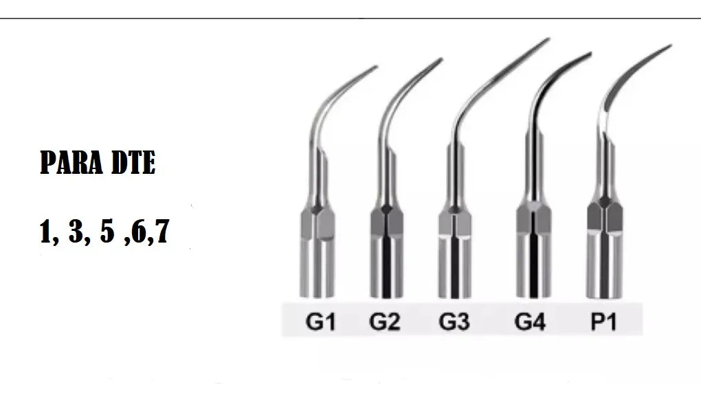 Set De 5 Puntas Para Escariador Anelsam G1 G2 G3 G4 P1