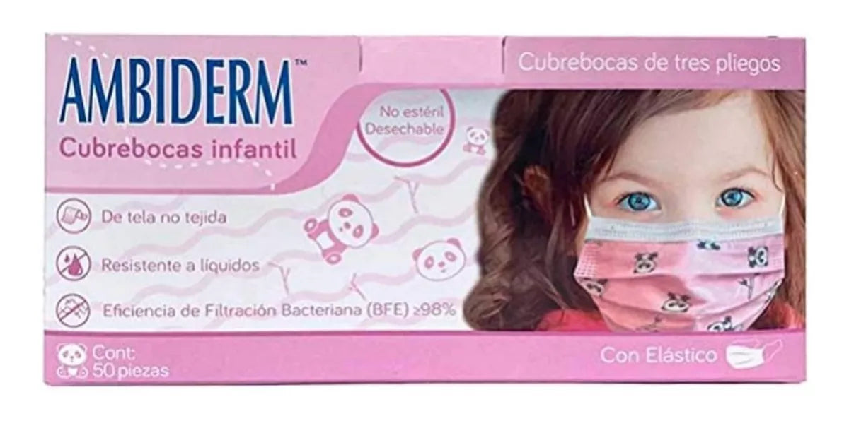 Cubrebocas infantil ambiderm