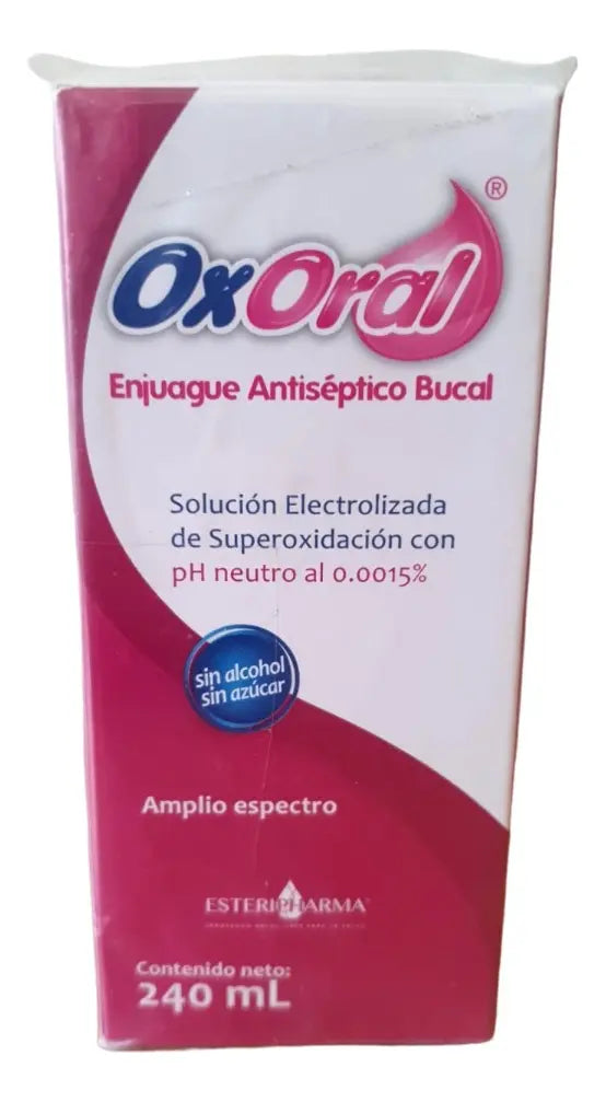 7503008821385 - Tienda DDC - Oxoral Antiseptico Bucal 240 Ml Cirugía Inflamación Gingivitis | TiendaDDC.com