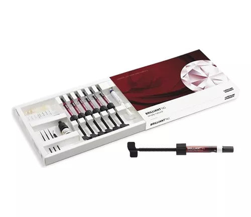 kit Resina Dental Colten Brilliant Ng 7 Jeringas + Adhesivo + acido